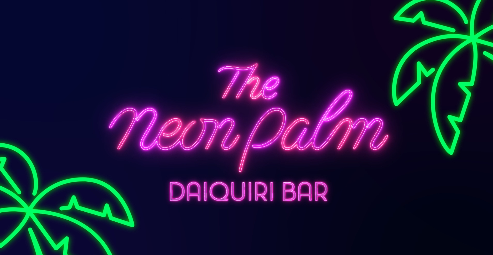 The Neon Palm Daiquiri Bar