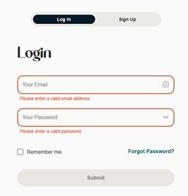 Log in