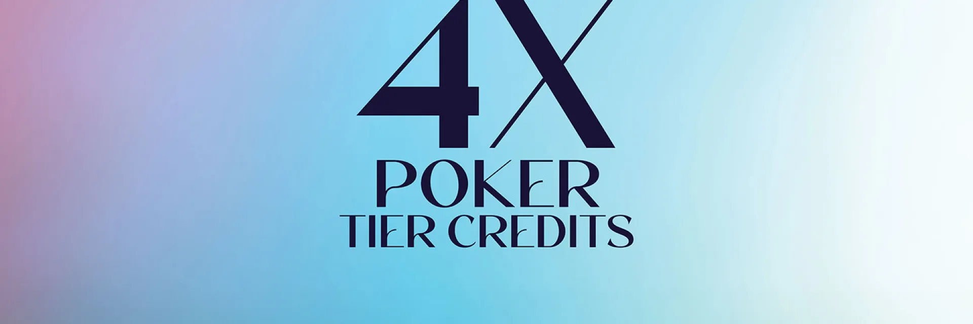 4x Poker Tier Credits